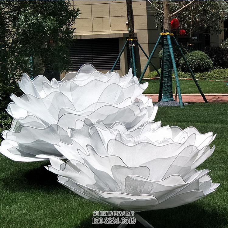 金屬雕塑供應(yīng)，花園小品，大型不銹鋼雕塑展品