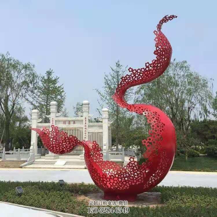 景觀金屬雕塑優(yōu)選，陸地擺件，園林不銹鋼雕塑供應(yīng)